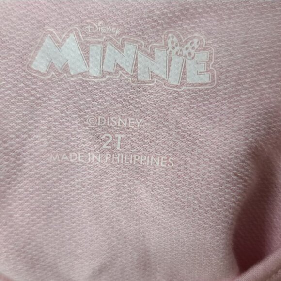 Disney Minnie Just Adorable Bell Sleeve Pink Toddler Girl Shirt 2T - Picture 4 of 5